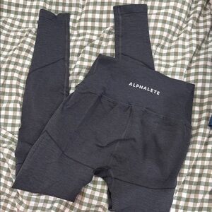 Alphalete revival Charcoal Gray Leggings